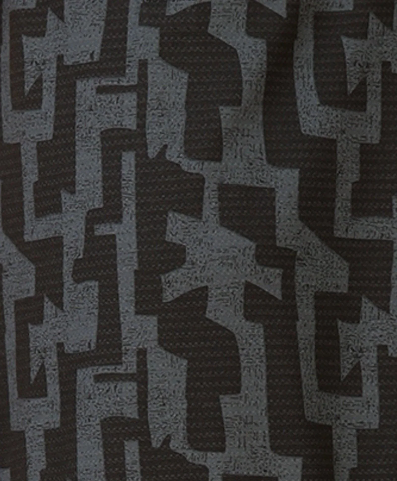 BLACK GREY FLORAL TEXTURE FRILL DRESS - BLACK - Image 4